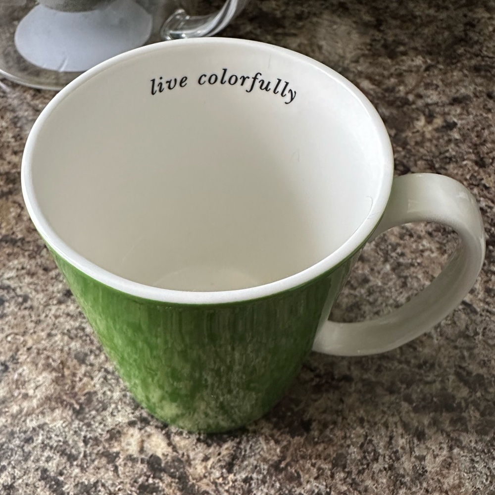 Kate Spade Say The Word Live Colorfully 12oz Mug